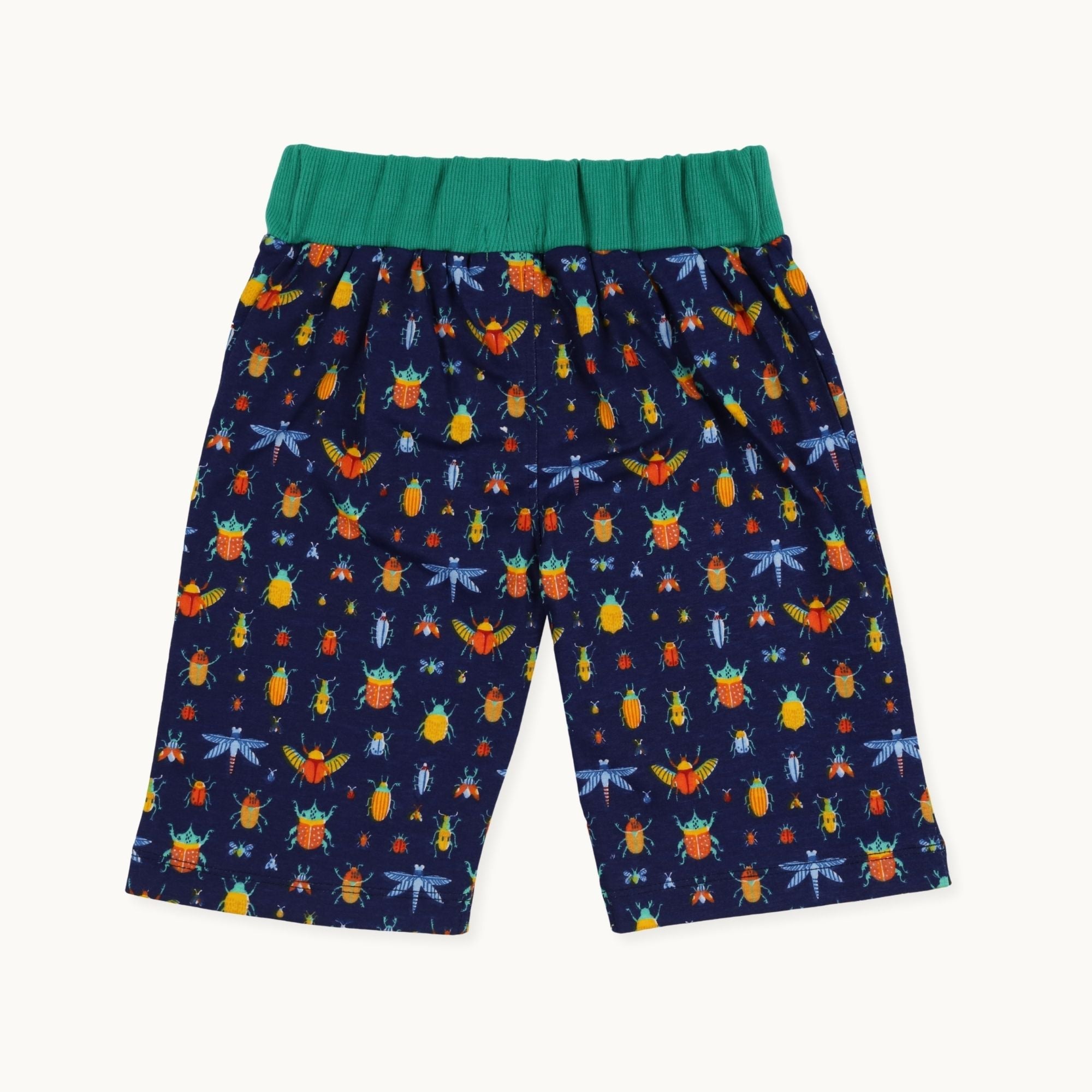 Multicoloured Bugs And Stripe Print Short - 2 Pack