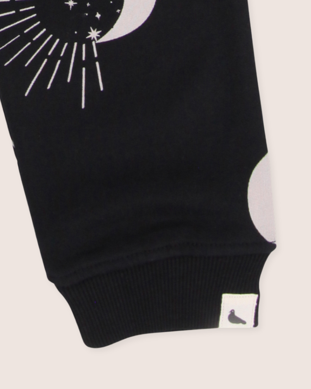 organic cotton Black Astrology Print Joggers - image 4