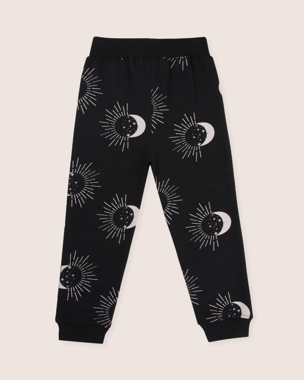 organic cotton Black Astrology Print Joggers - image 5