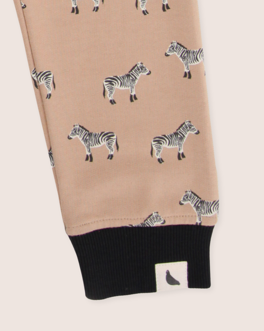 Beige Zebra Print Joggers - image 5