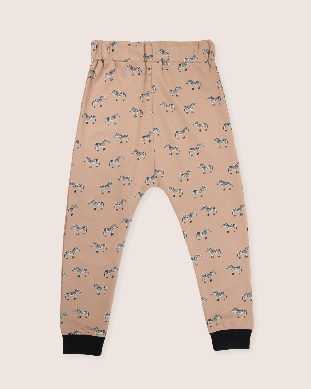 Beige Zebra Print Joggers - image 6