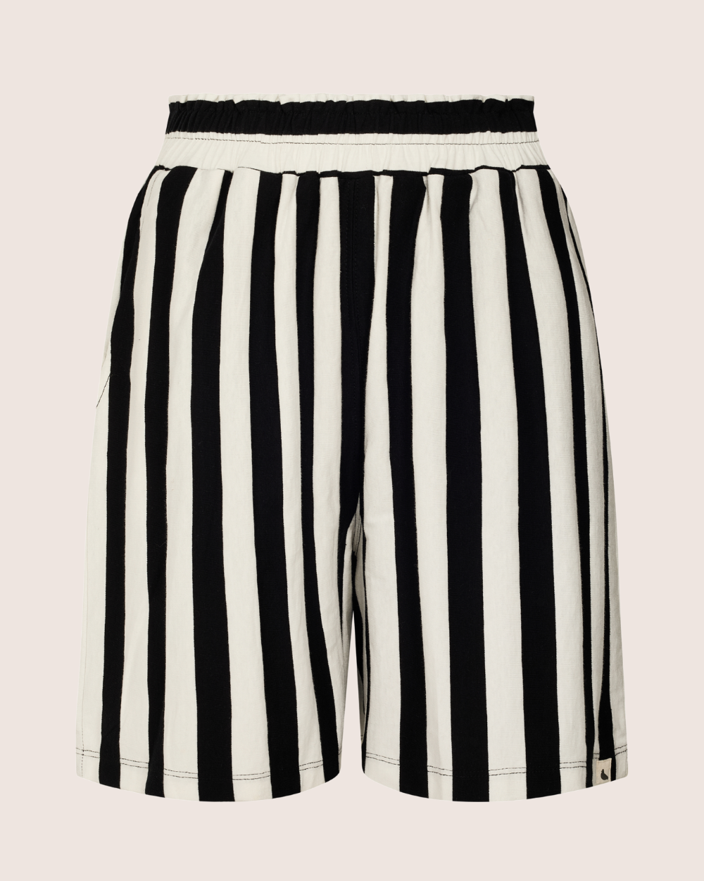 organic cotton Audrey Multicolour Bold Stripe Print Shorts 