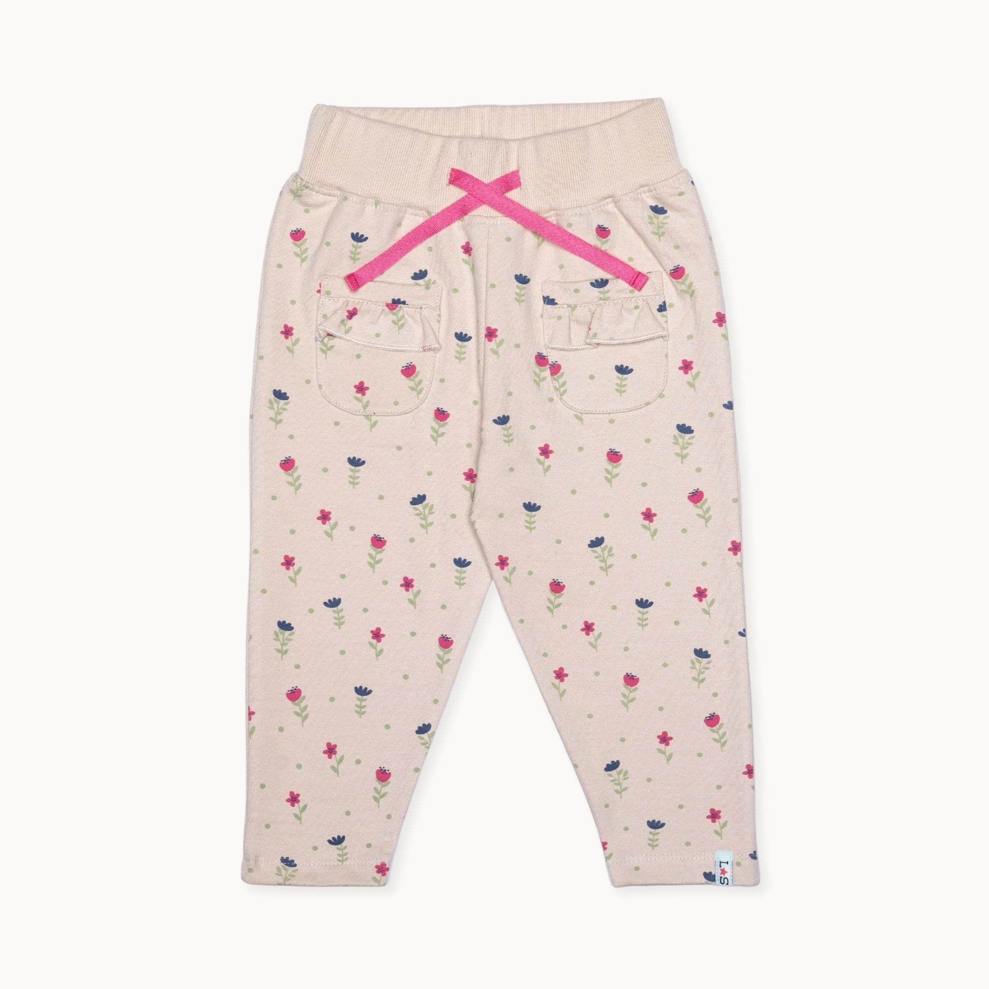 Pink Floral Print Jogger