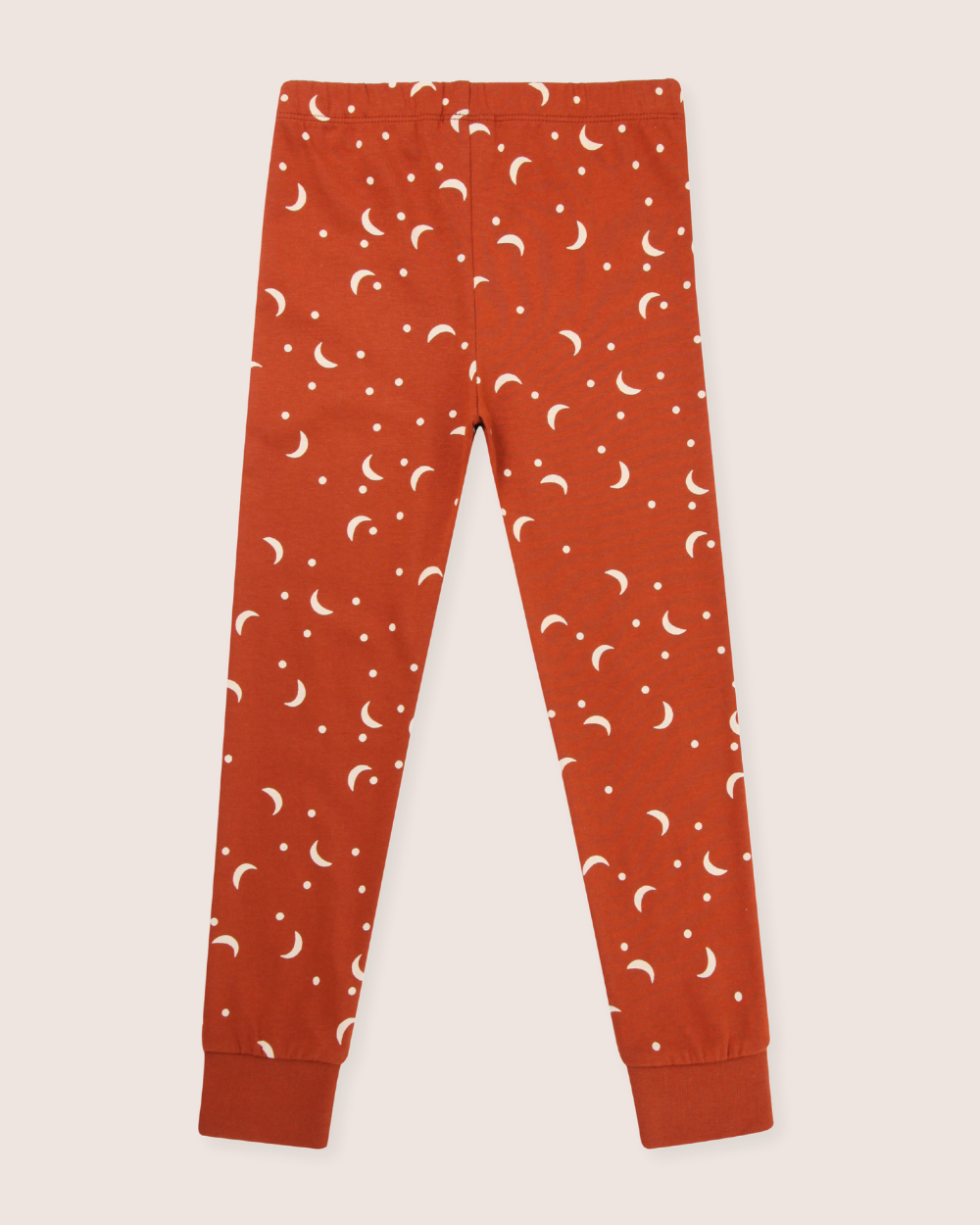 Orange Half Moon Print Leggings - image 5