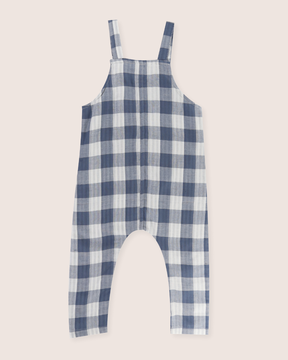organic cotton Multicolour Check Print Reversible Dungarees - image 5