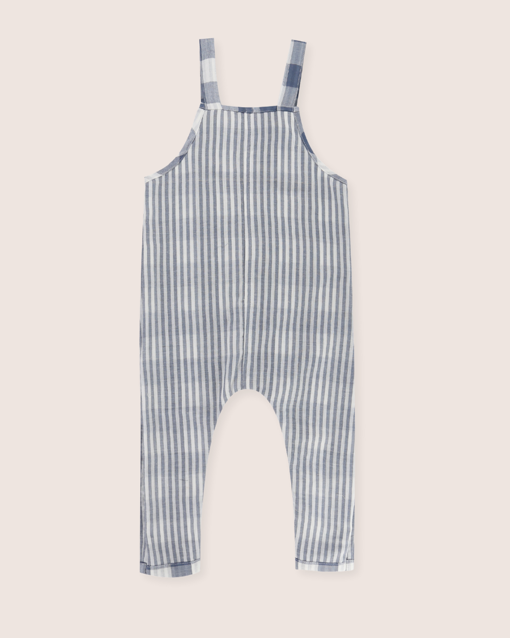 organic cotton Multicolour Check Print Reversible Dungarees - image 3