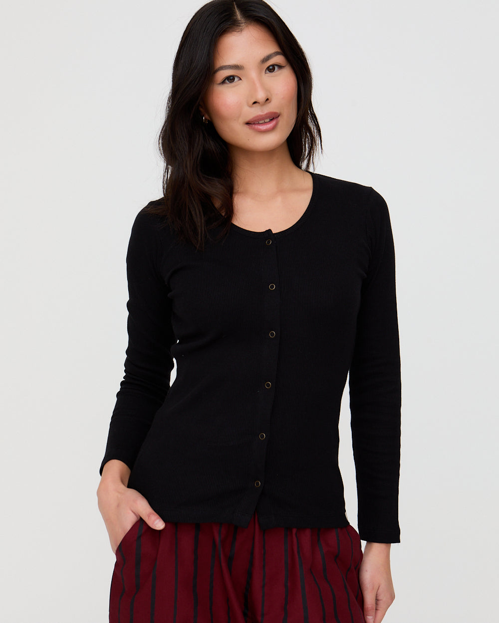 Nora Black Top