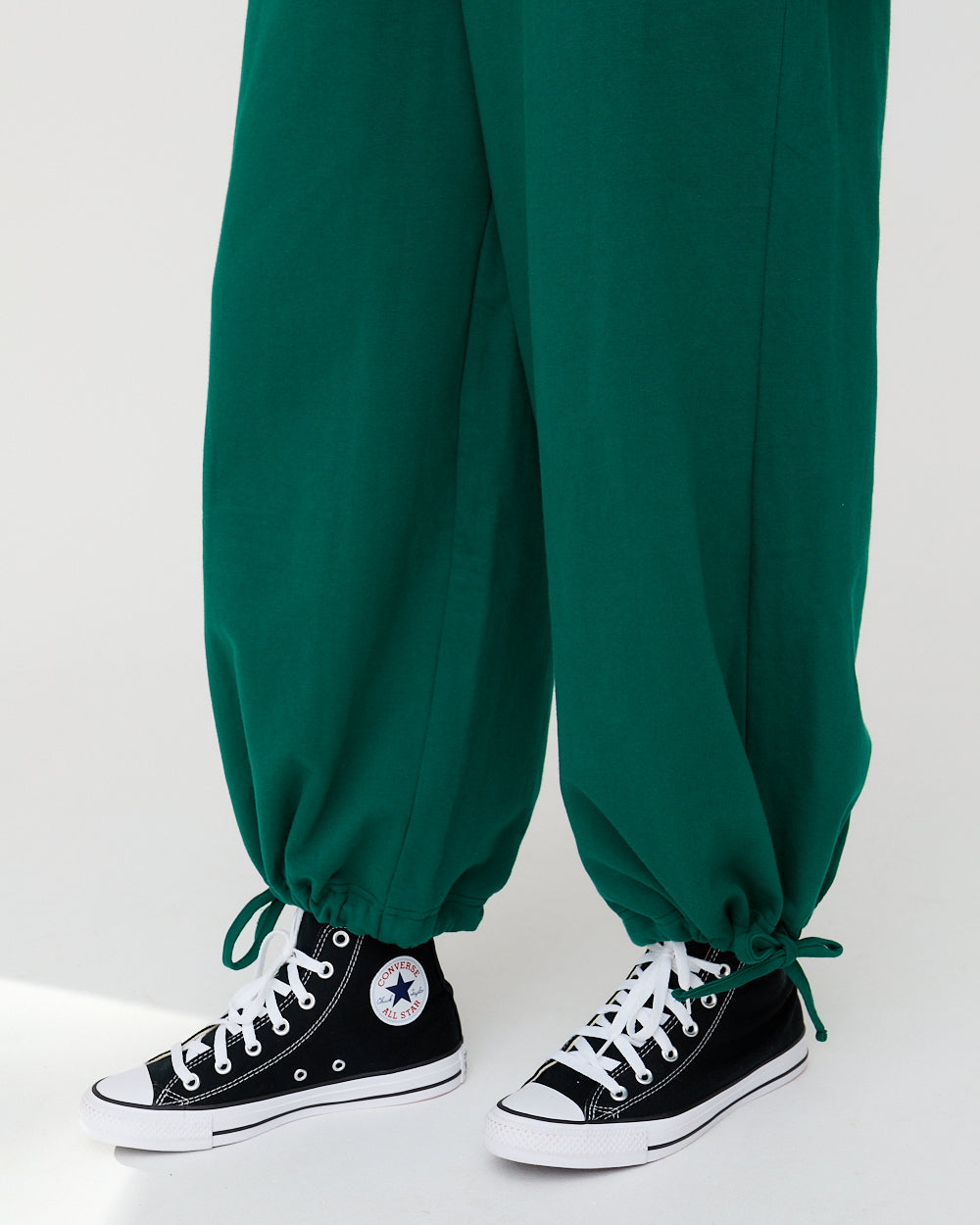 Kit Dark Green Wide Leg Trousers