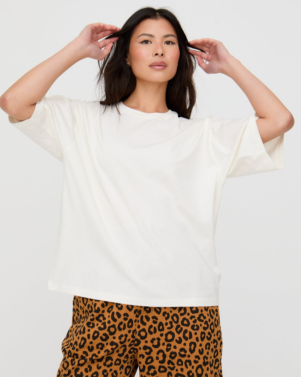 Elsie White Oversized T-shirt