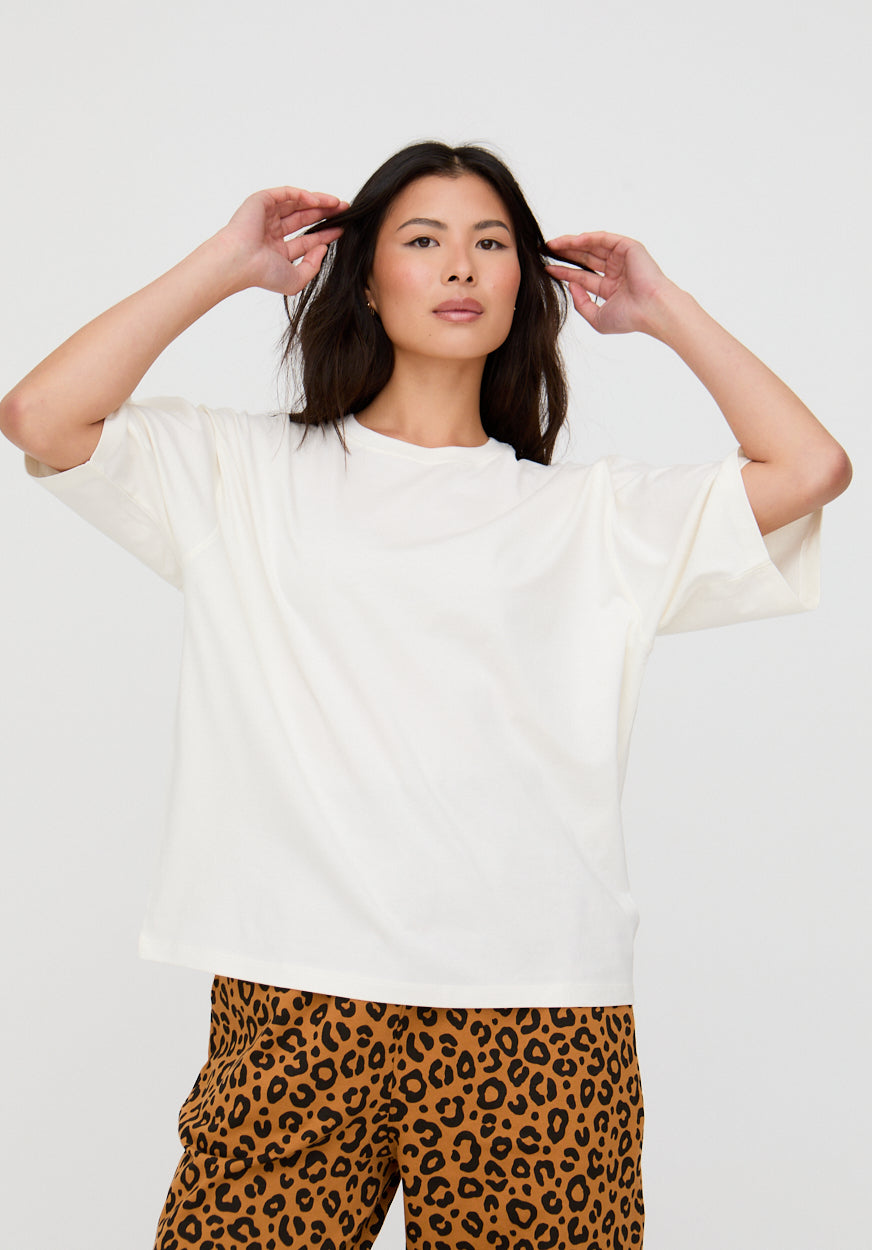 Elsie White Oversized T-shirt