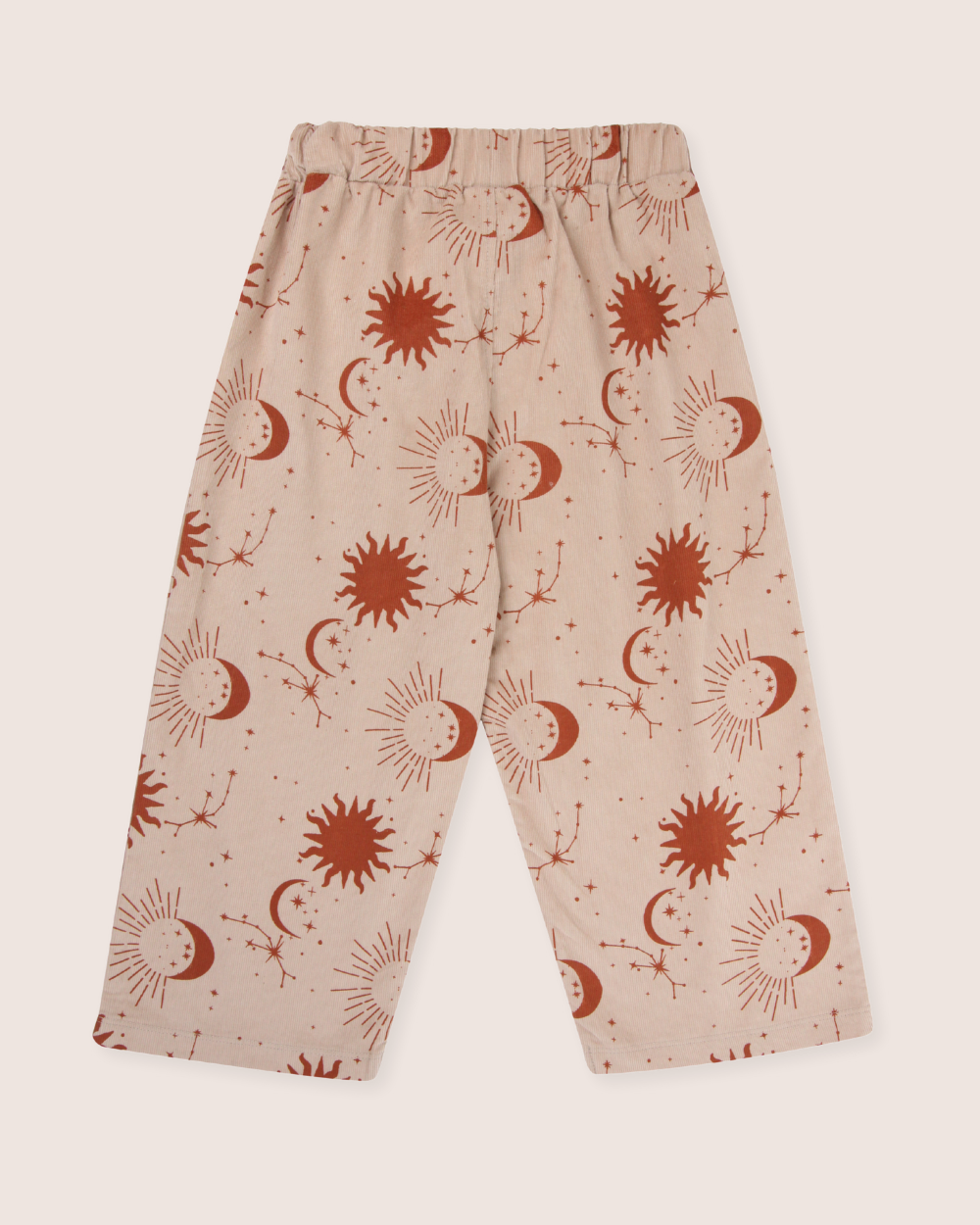 Beige Celestial Print Trousers - image 7
