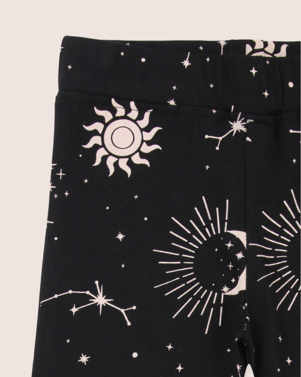 Black Celestial Print Leggings - image 4