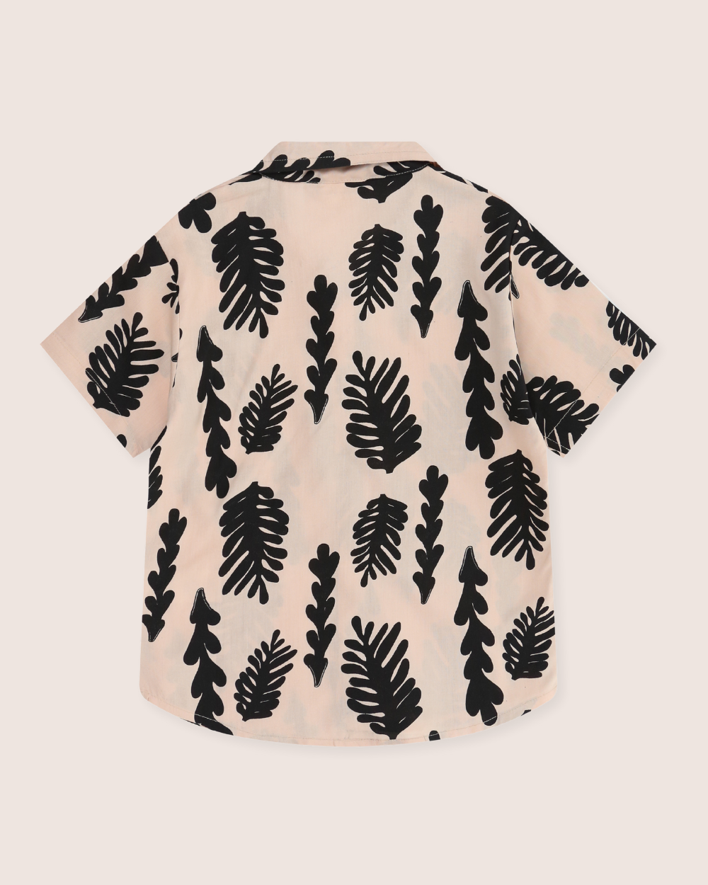 ecoviscose Cream Seaweed Print Shirt - image 5
