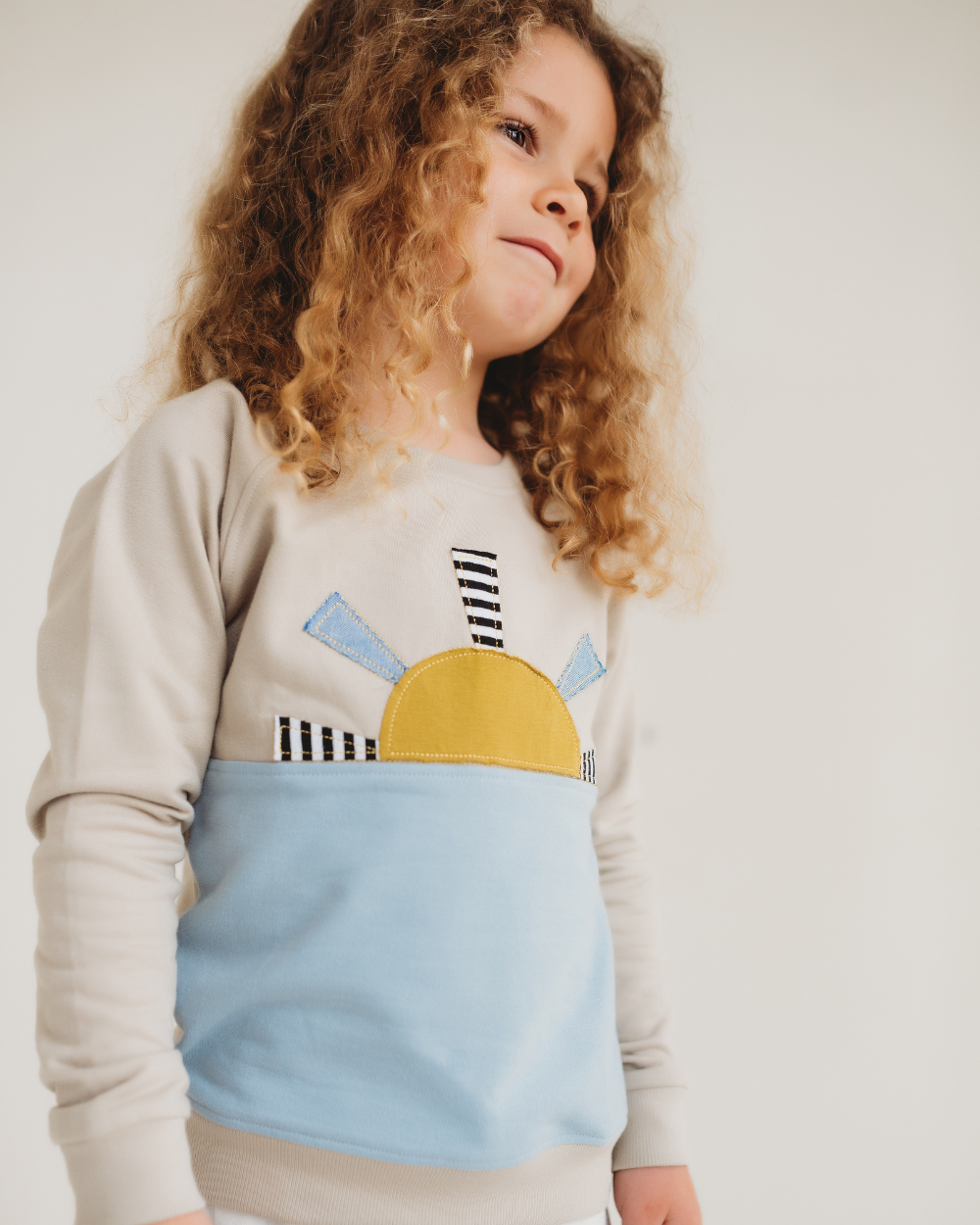 organic cotton Multicolour Colourblock Sweatshirt - image 1