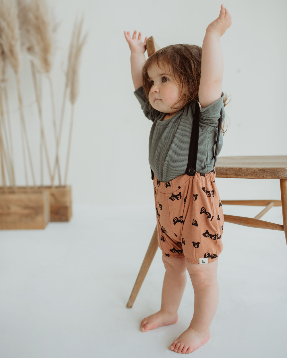 Red Bear Print Bracer Bloomers - image 1