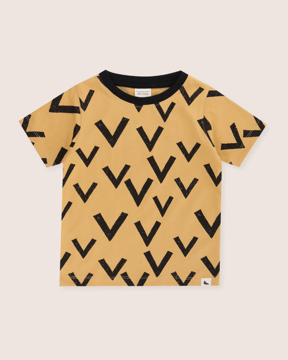 organic cotton Yellow Bird Flight Print T-Shirt - image 2