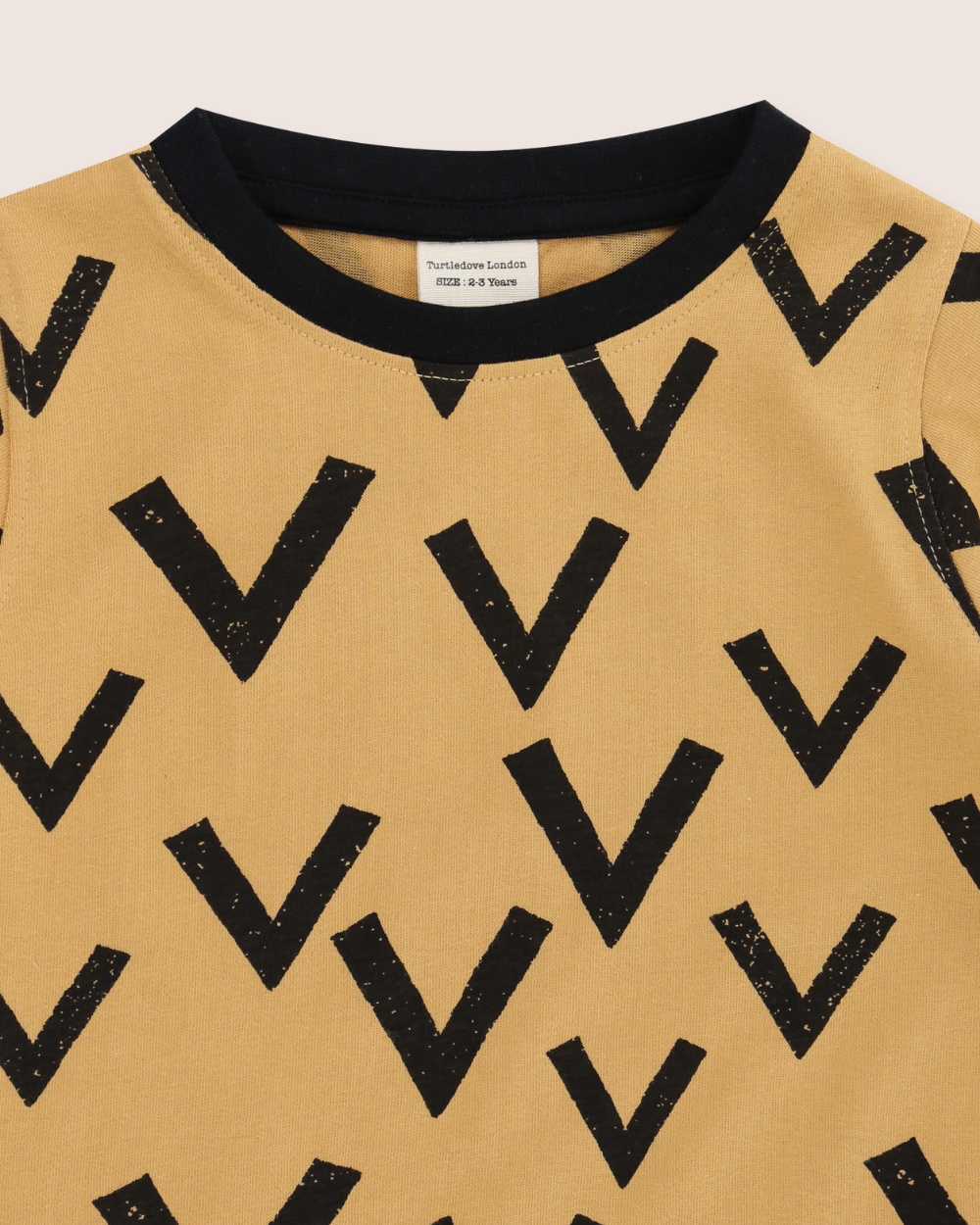 organic cotton Yellow Bird Flight Print T-Shirt - image 3