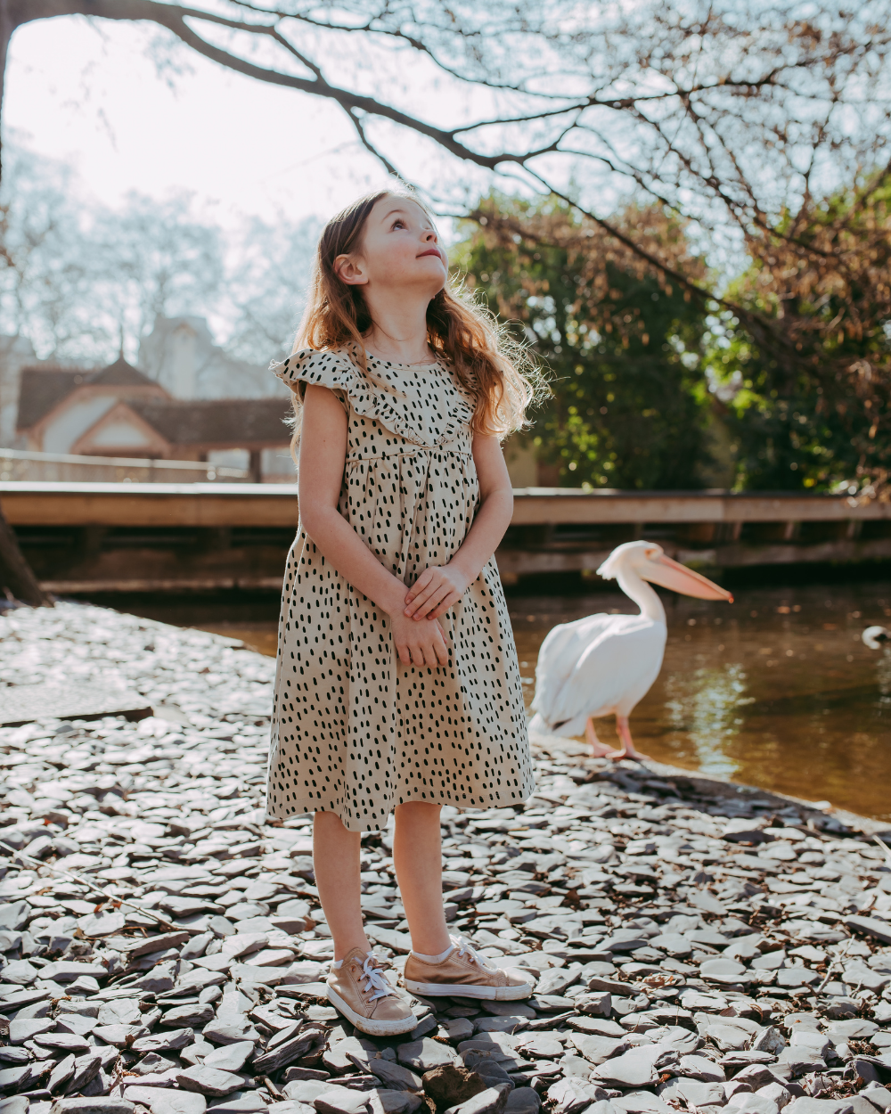 Organic cotton Stone Doodle Print Dress - image 1