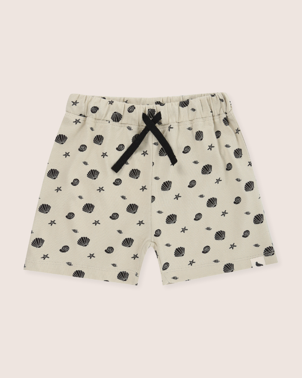 organic cotton Stone Seashell Print Shorts- image 2