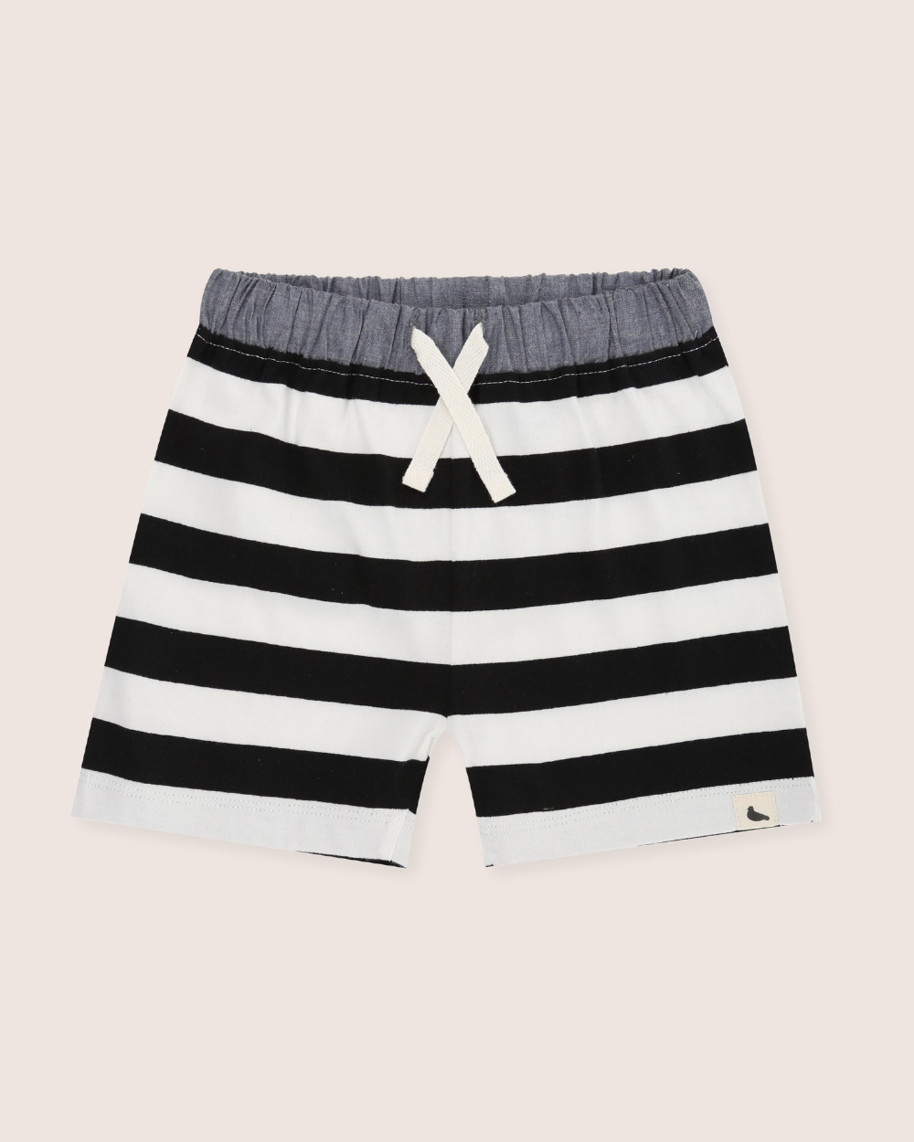 organic cotton Multicolour Wide Stripe Print Shorts image 2