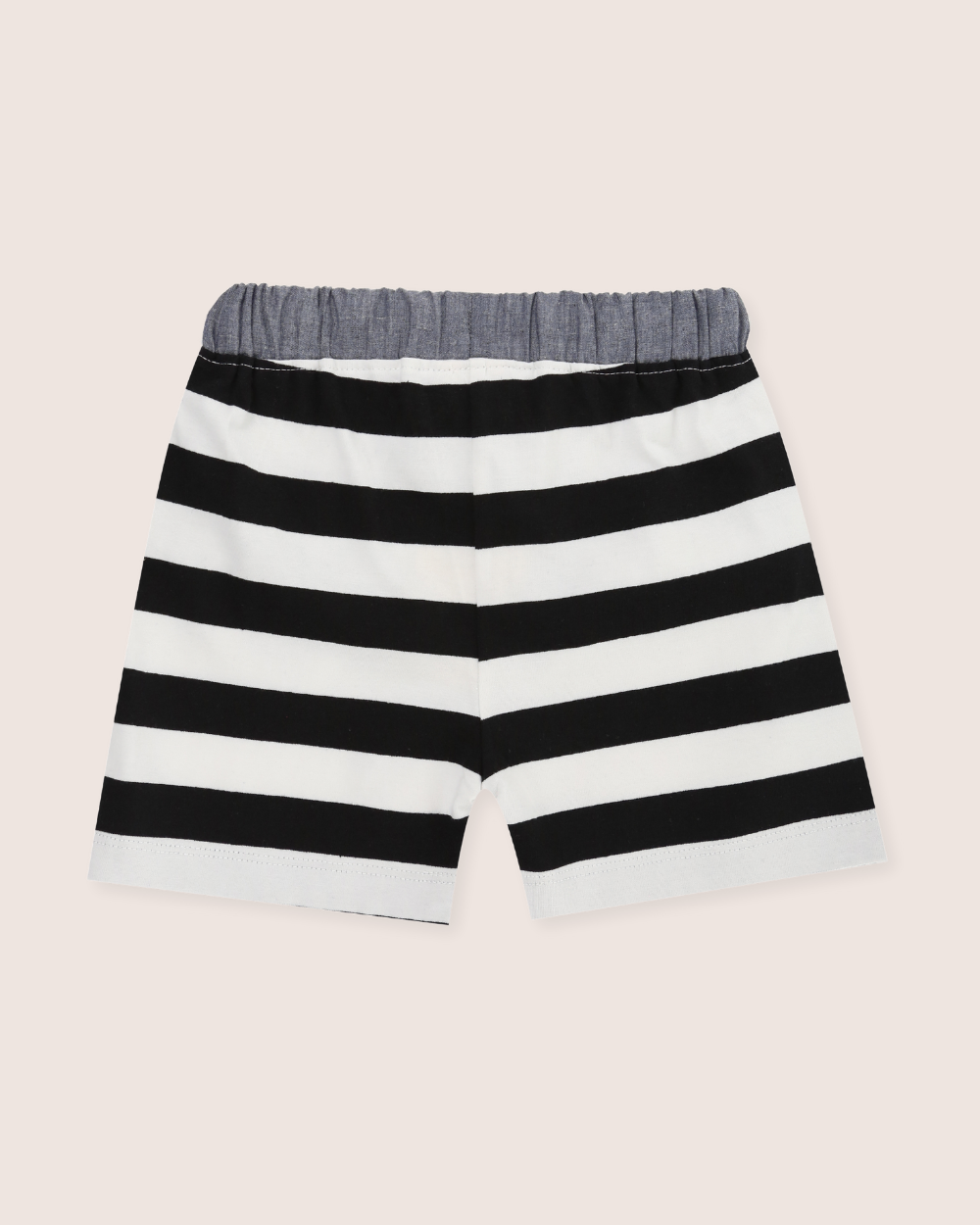 organic cotton Multicolour Wide Stripe Print Shorts image 5