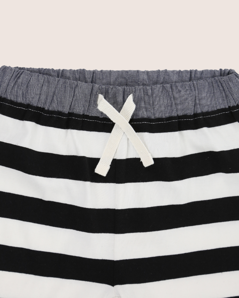 organic cotton Multicolour Wide Stripe Print Shorts image 4