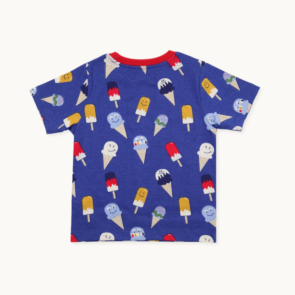Blue Happy Ice Cream T-Shirt