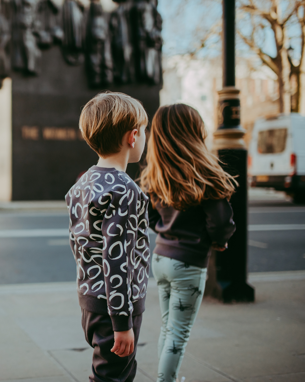 organic cotton Brown Eyespot Print Sweatshirt - image 2