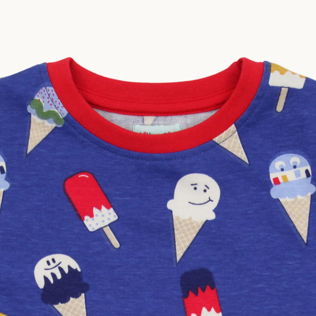 Blue Happy Ice Cream T-Shirt