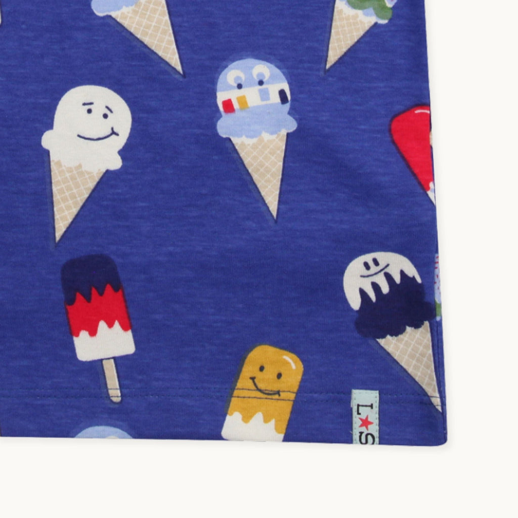 Blue Happy Ice Cream T-Shirt