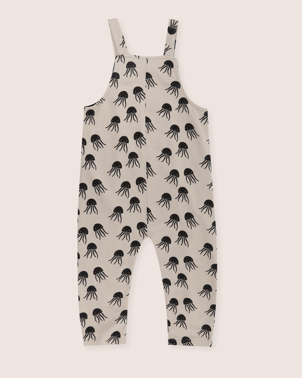 organic cotton Grey Jellyfish Print Dungarees - image 6