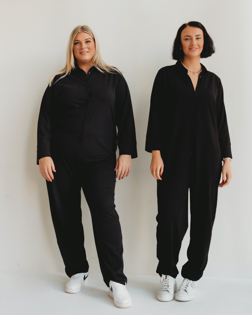 Shana Black Collared Jumpsuit- image 5