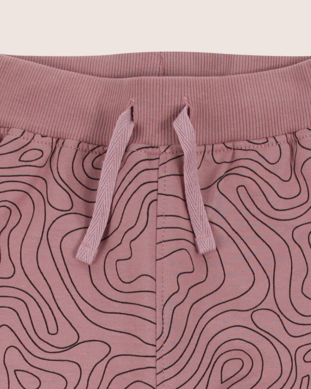 organic cotton Pink Contour Print Joggers - image 2