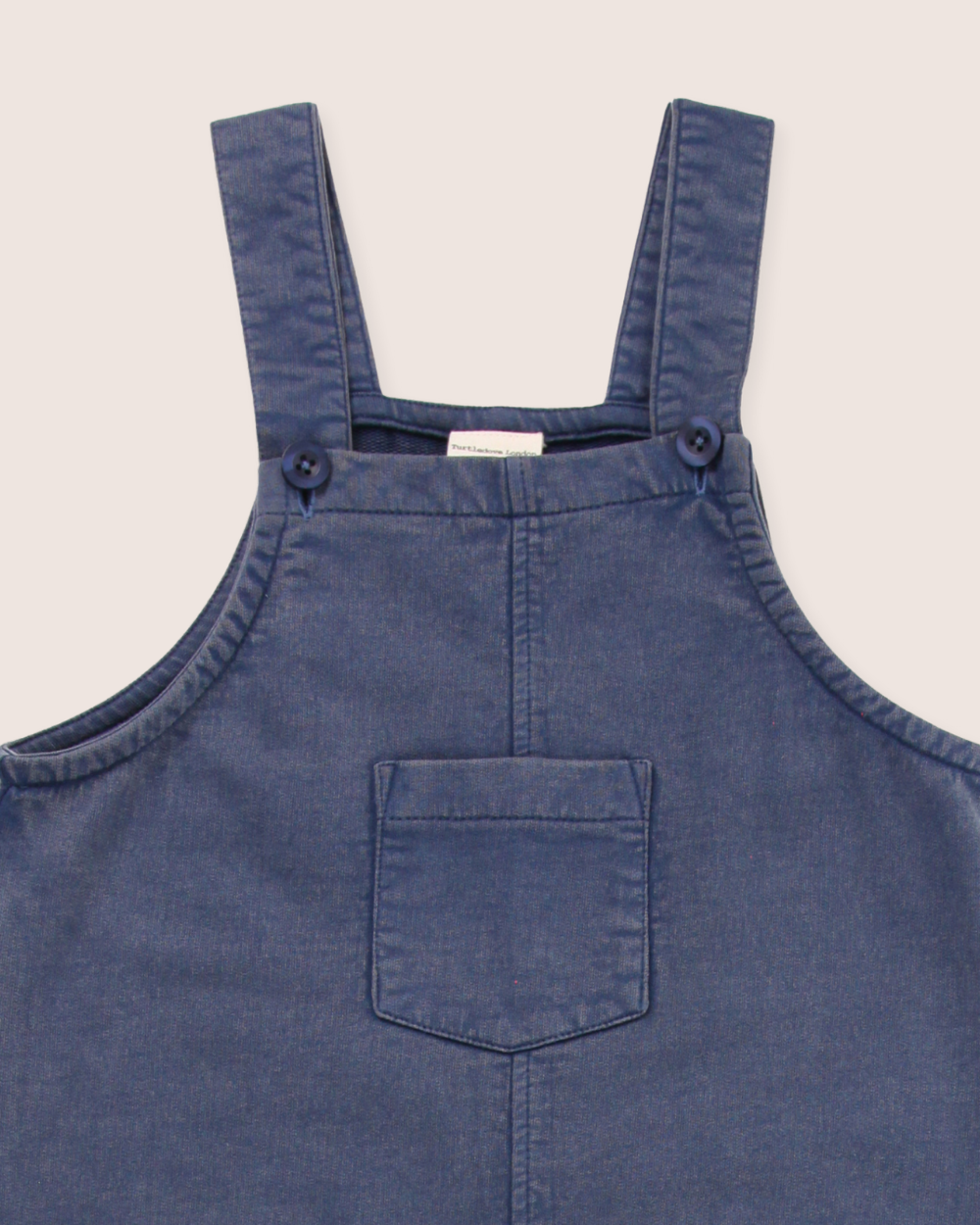 Blue Zebra Head Print On Leg Dungarees - image 4