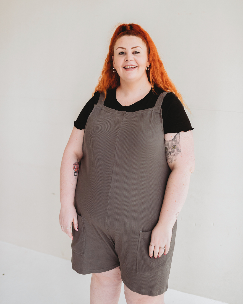 Betsy Midnight Grey Playsuit- image 9