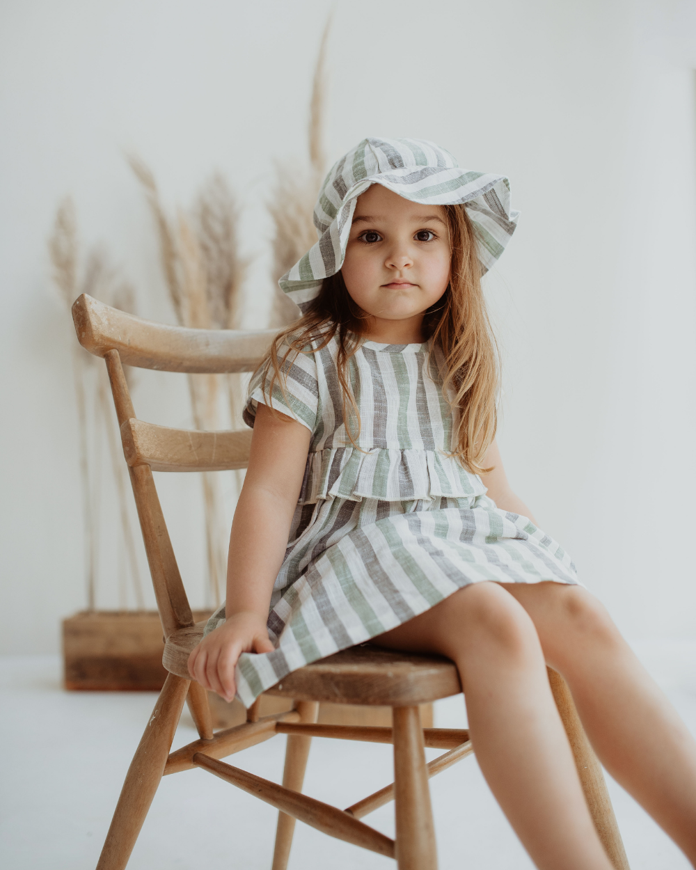 Multicolour Stripe Print Dress - image 1