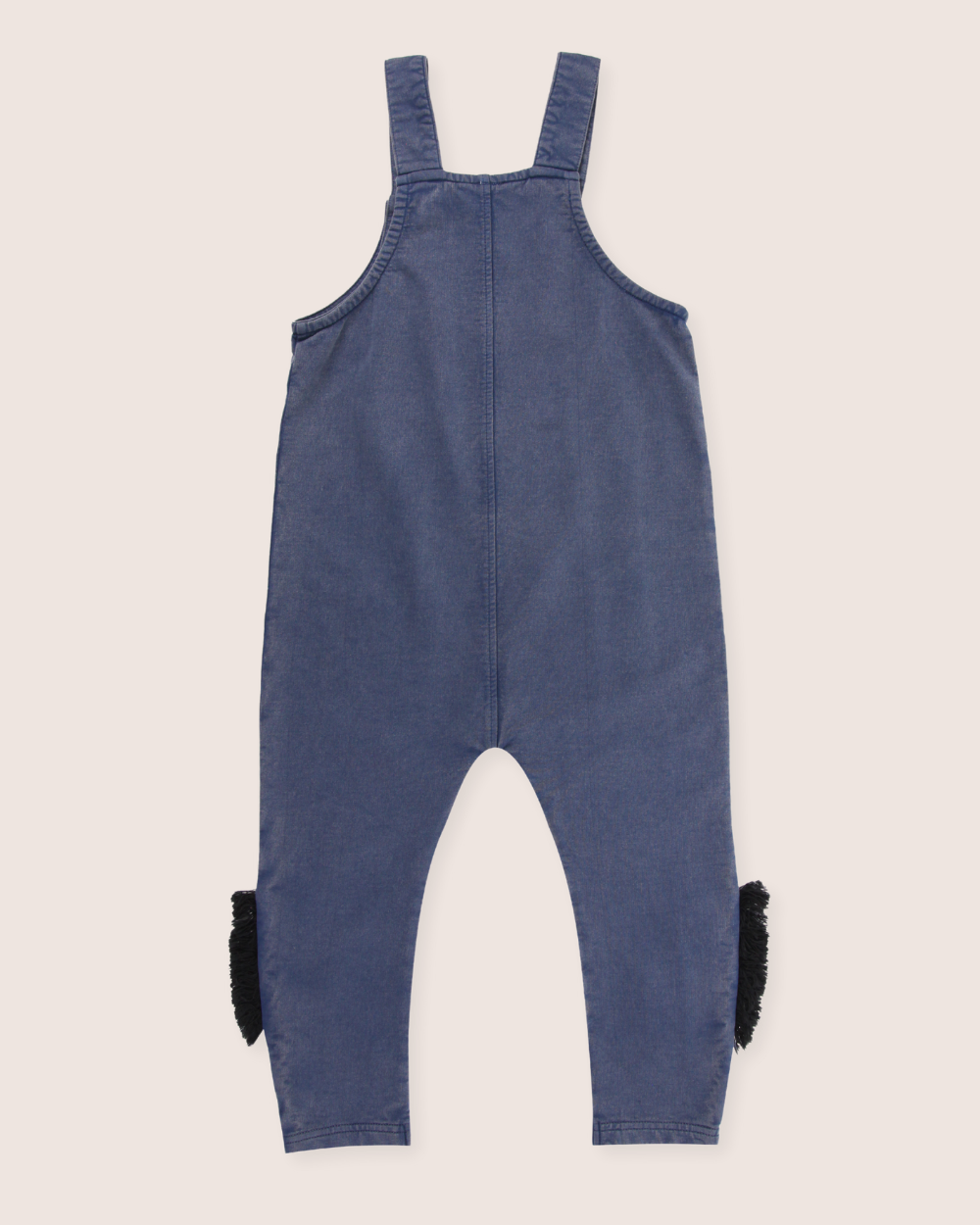 Blue Zebra Head Print On Leg Dungarees - image 7