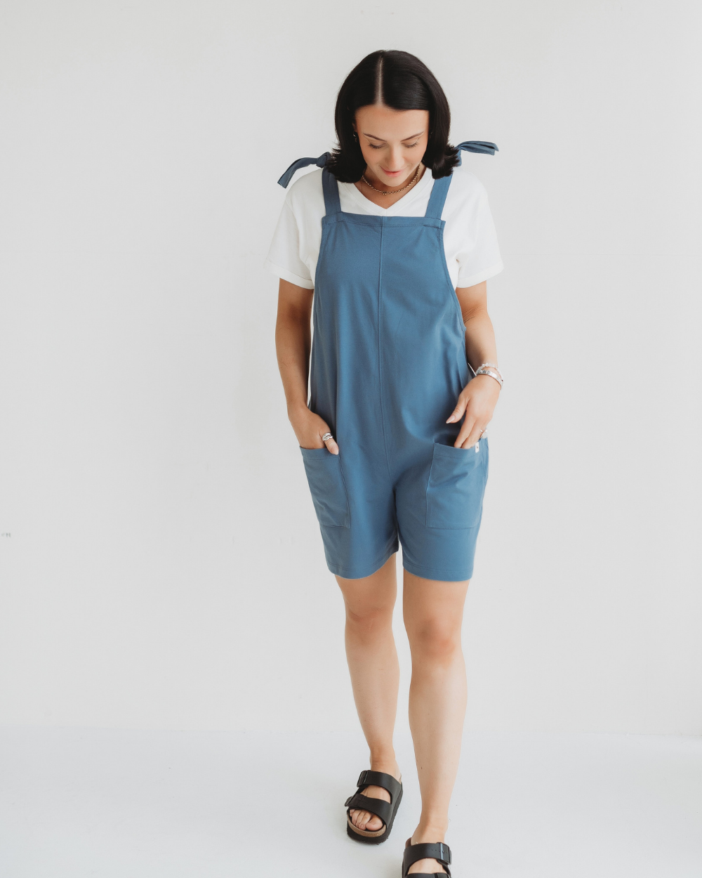 organic cotton Betsy Blue Playsuit - image 3