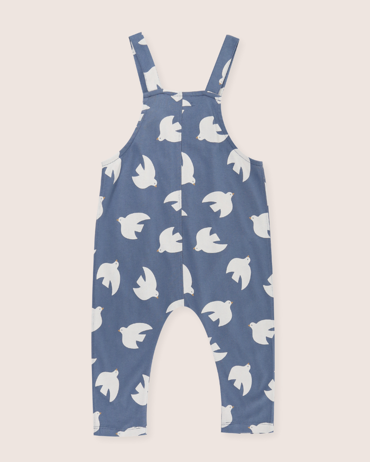 organic cotton Blue Seagull Print Dungarees - image 4
