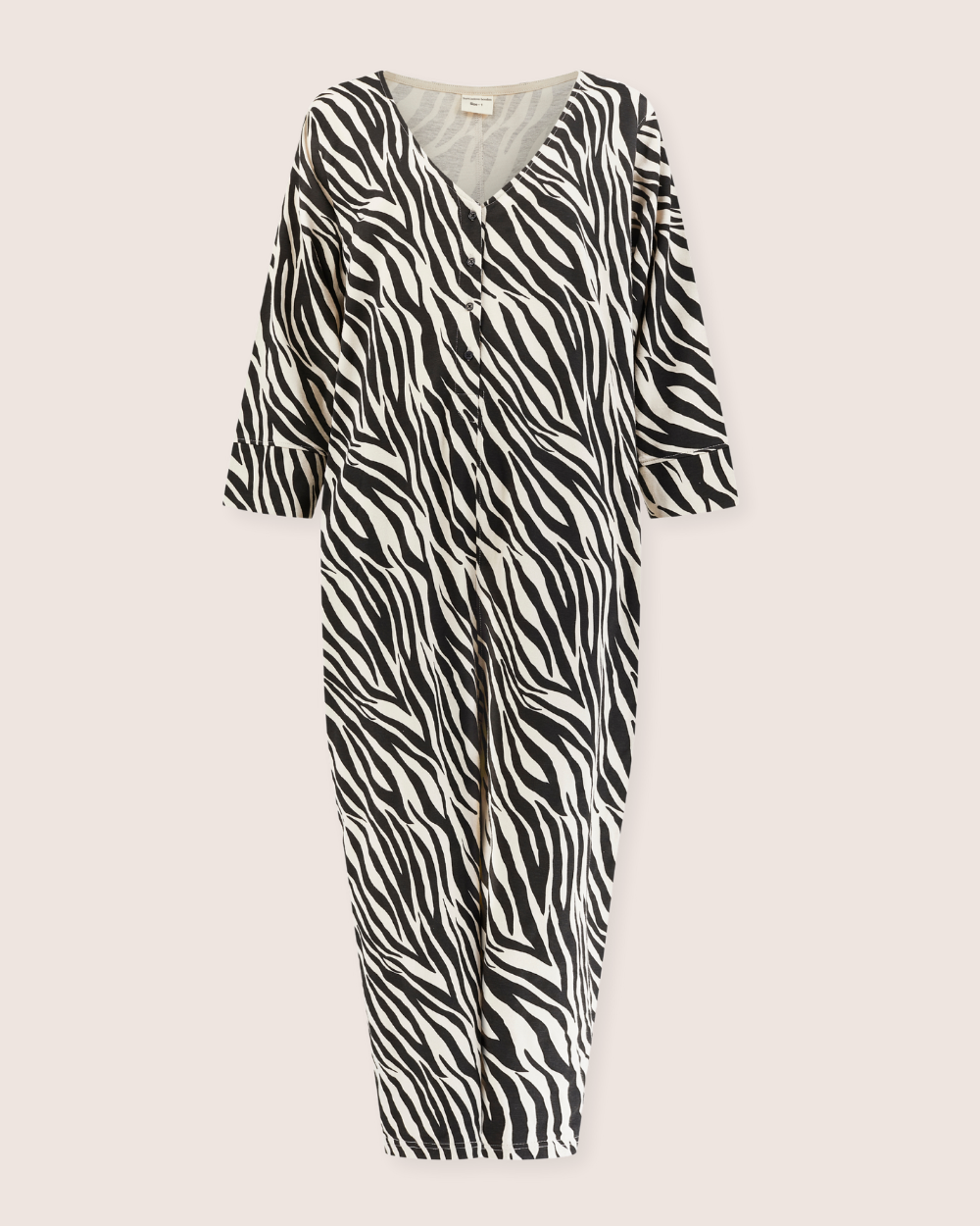 Mai Multicolour Zebra Streak Print V- Neck Jumpsuit- image 2