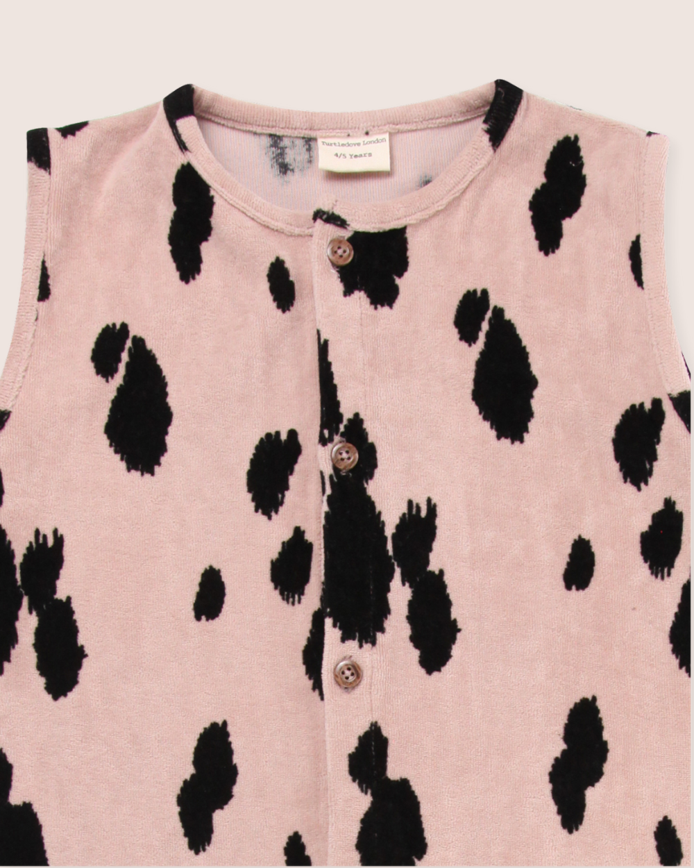 organic velour Pink Pony Print Velour Jumpsuit - image 4