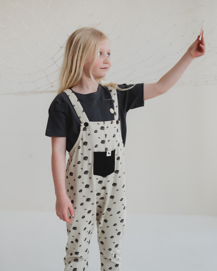 organic cotton Black Bear Face Print Top  image 1