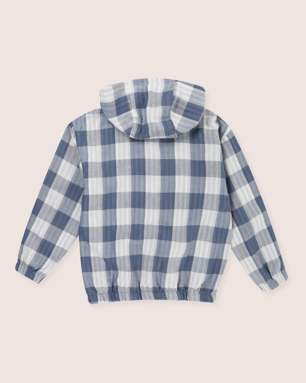 Multicolour Marine Check Print Hoodie - image 5