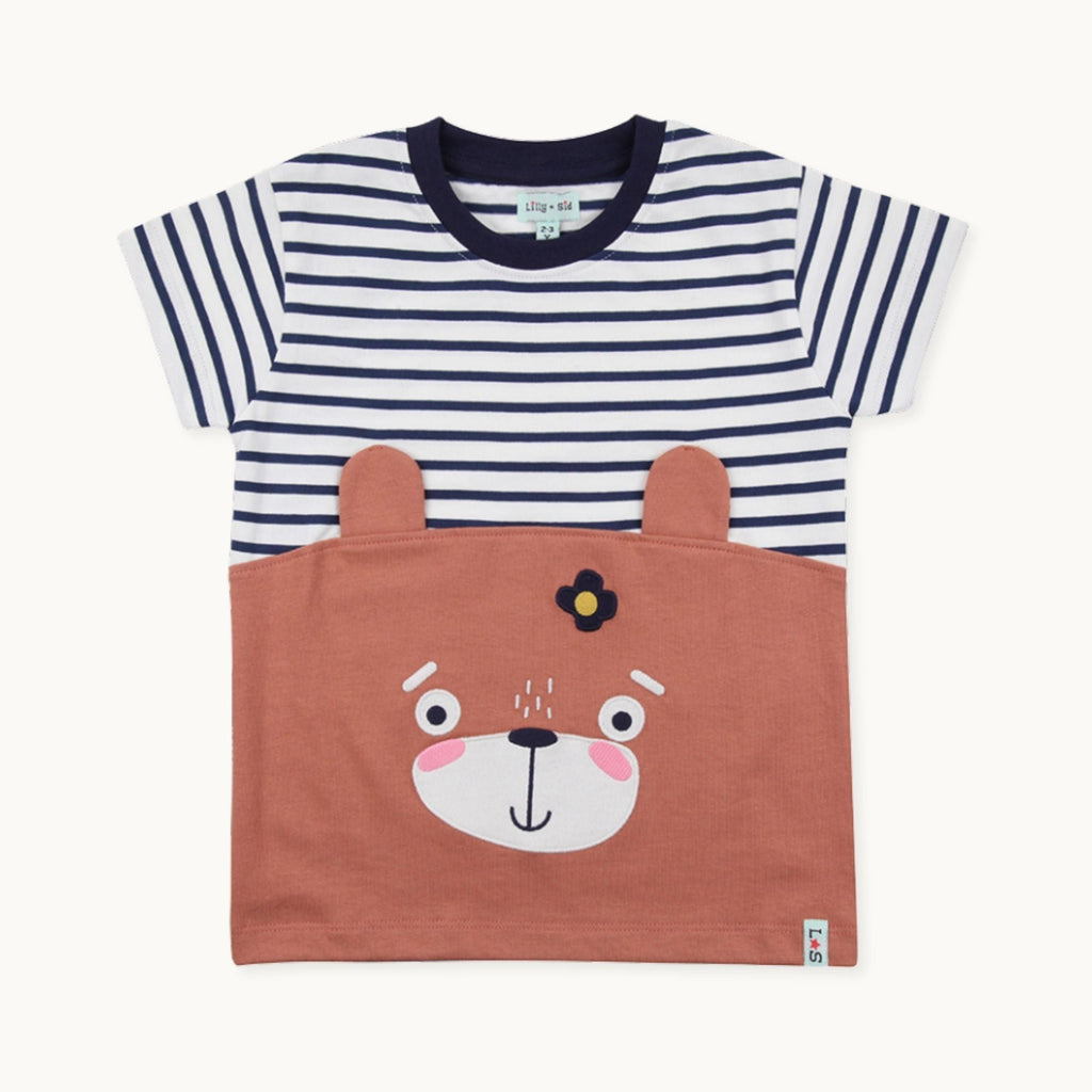 Multicoloured Lilly And Sid Head T-Shirt