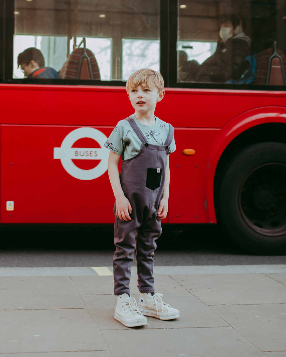Charcoal Dungarees - image 1