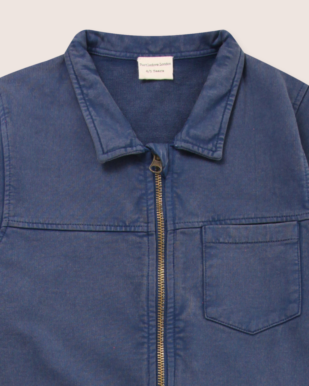 Navy Denim Overalls - image 5