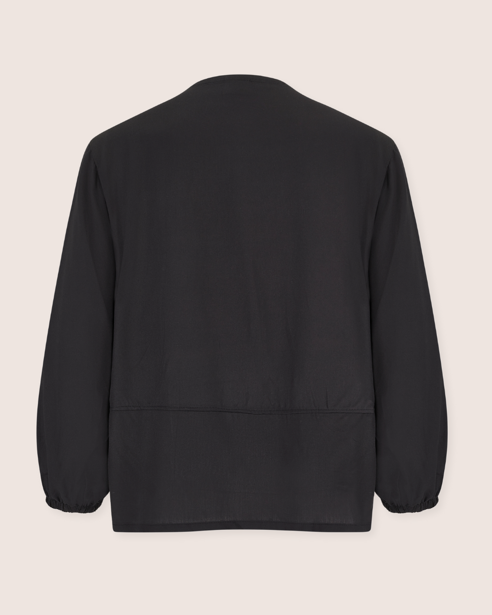 Blake Black Tie Front Top - back
