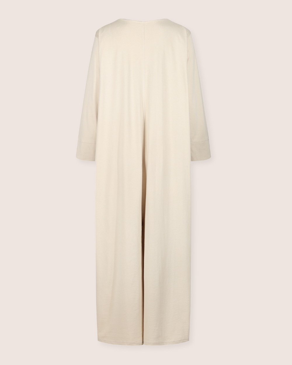 Mai Cream V- Neck Jumpsuit- image 4