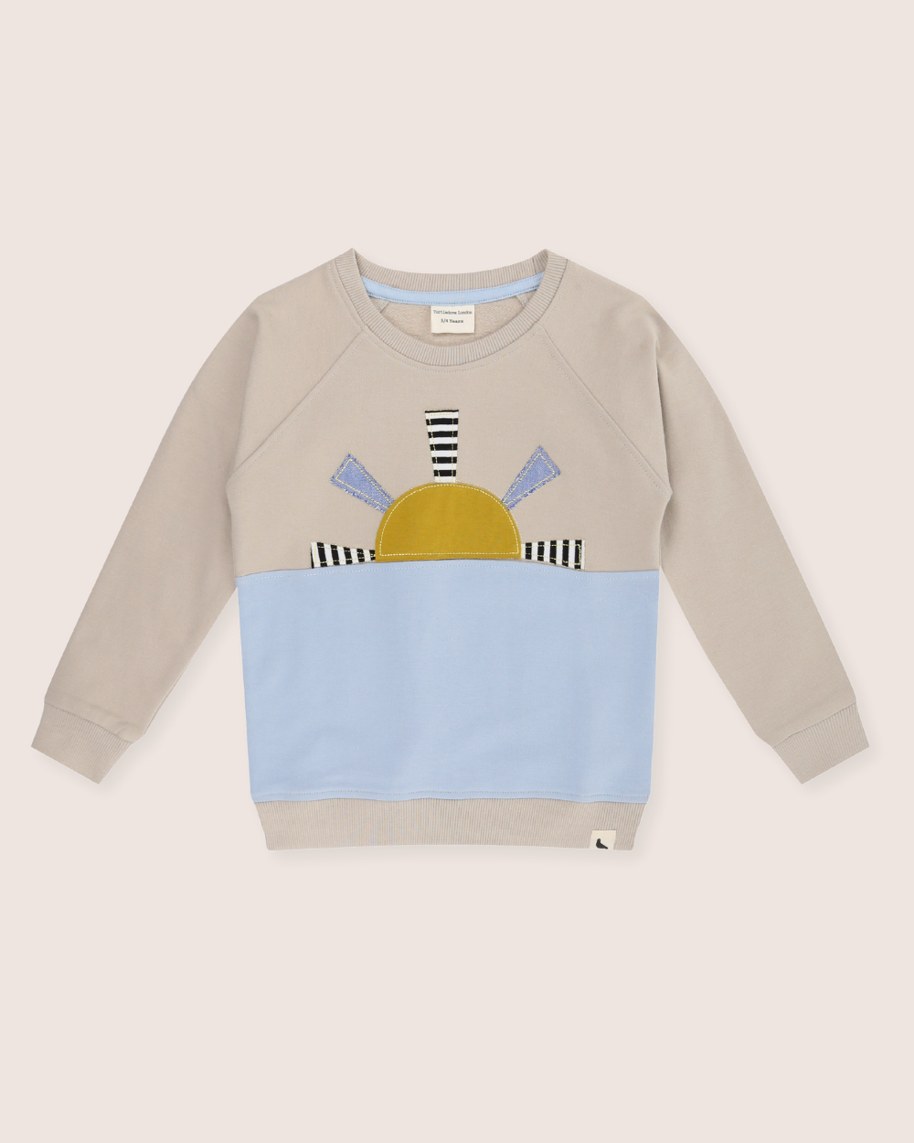 organic cotton Multicolour Colourblock Sweatshirt - image 2