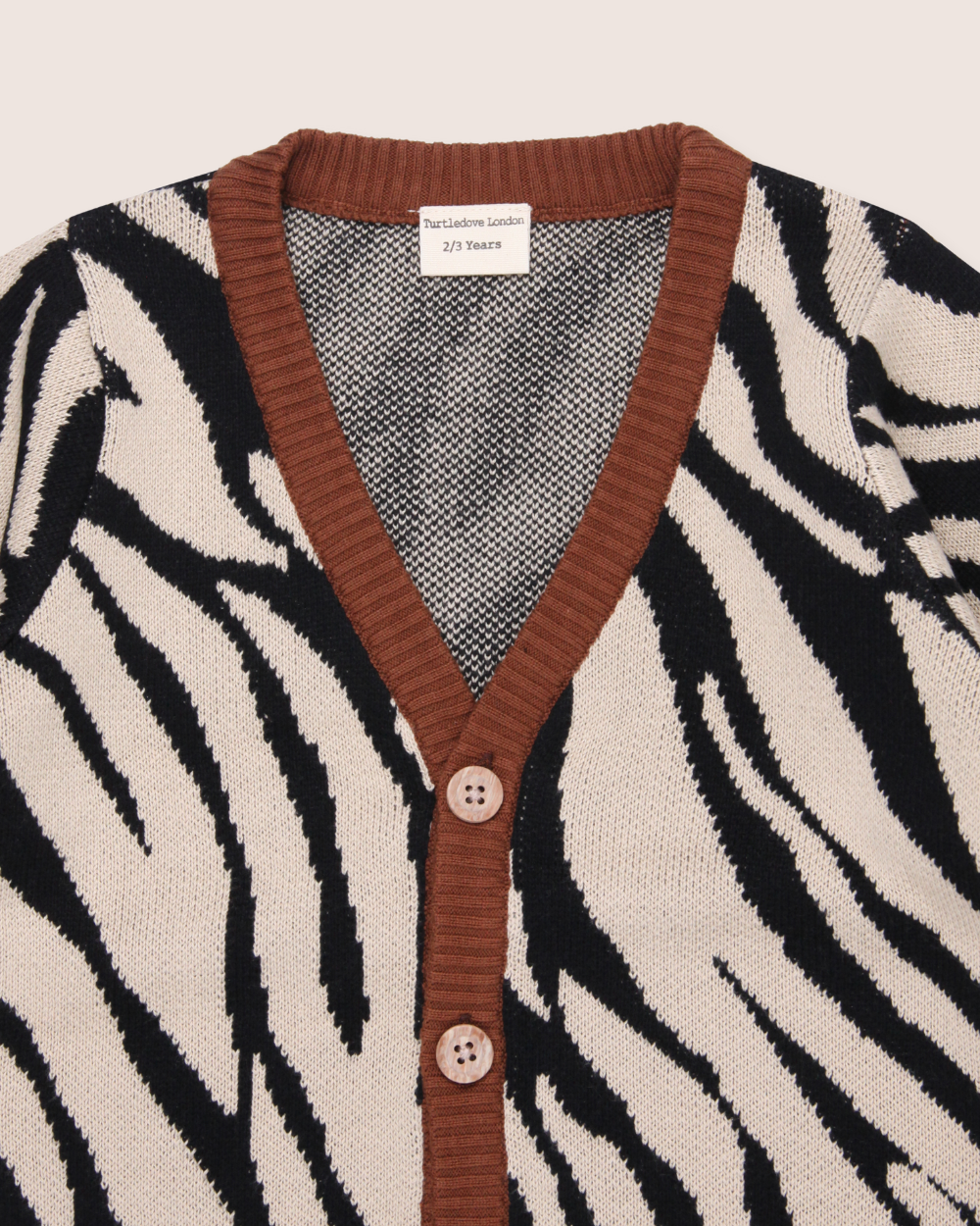 Multicolour Zebra Print Cardigan - image 4